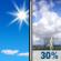 Monday: Sunny then Chance Showers And Thunderstorms