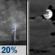 Tonight: A slight chance of showers and thunderstorms before 7pm. Mostly cloudy, with a low around 77. Southeast wind 5 to 10 mph. Chance of precipitation is 20%. Tonight: Slight Chance Showers And Thunderstorms then Mostly Cloudy