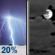Tonight: A slight chance of showers and thunderstorms before 8pm. Mostly cloudy, with a low around 78. South wind 5 to 10 mph. Chance of precipitation is 20%. Tonight: Slight Chance Showers And Thunderstorms then Mostly Cloudy