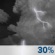 Saturday Night: Slight Chance Showers And Thunderstorms then Chance Showers And Thunderstorms